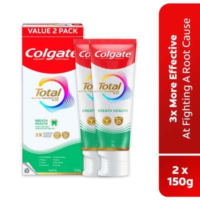 COLGATE - Colgate Total Breath Health Toothpaste 2x150g