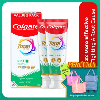 COLGATE - Colgate Total Breath Health Toothpaste 2x150g