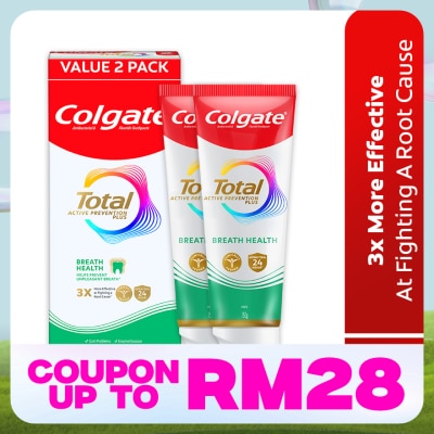 COLGATE Colgate Total Breath Health Toothpaste 2x150g