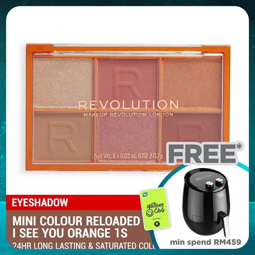 REVOLUTION Mini Colour Reloaded Palette I See You Orange