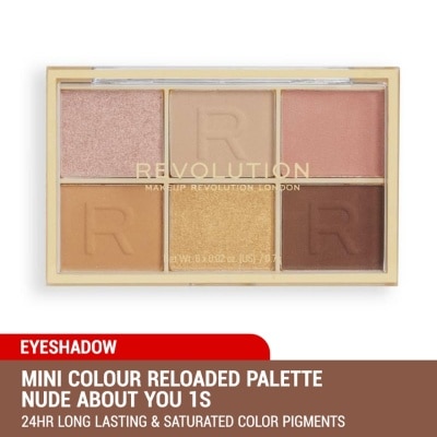 REVOLUTION Mini Colour Reloaded Palette Nude About You