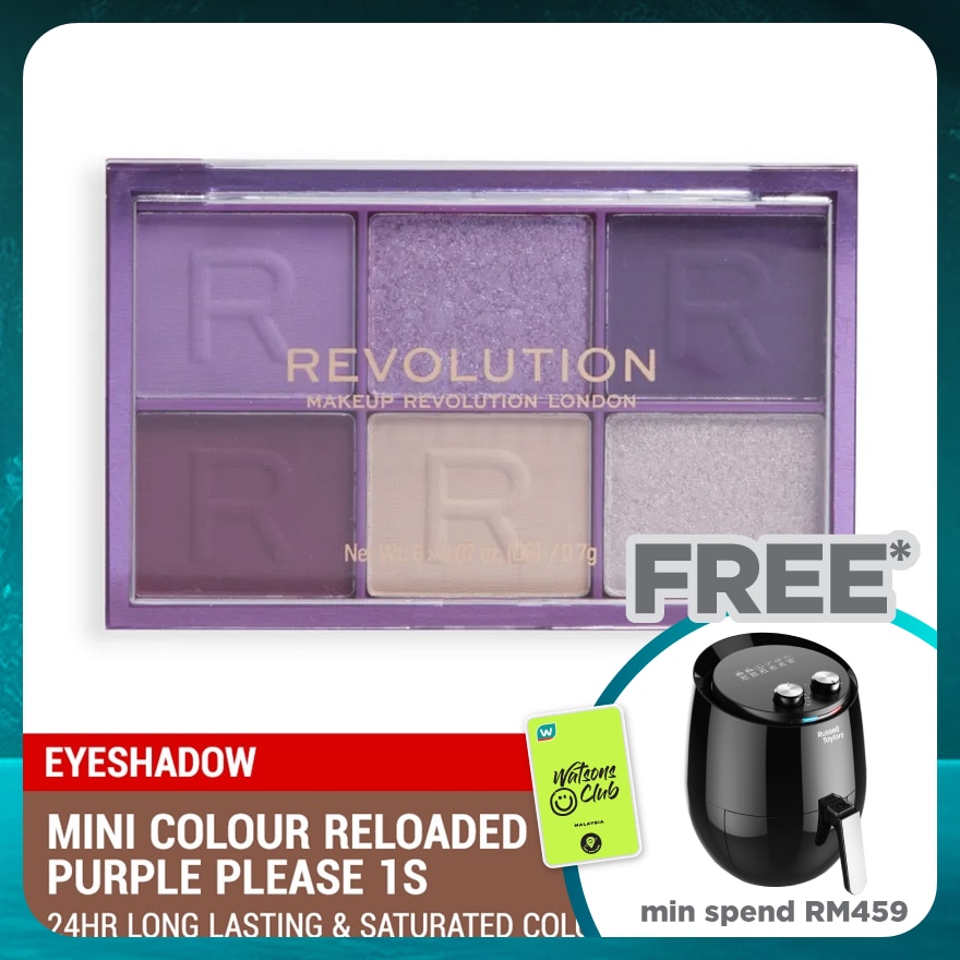 REVOLUTION Mini Colour Reloaded Palette Purple Please