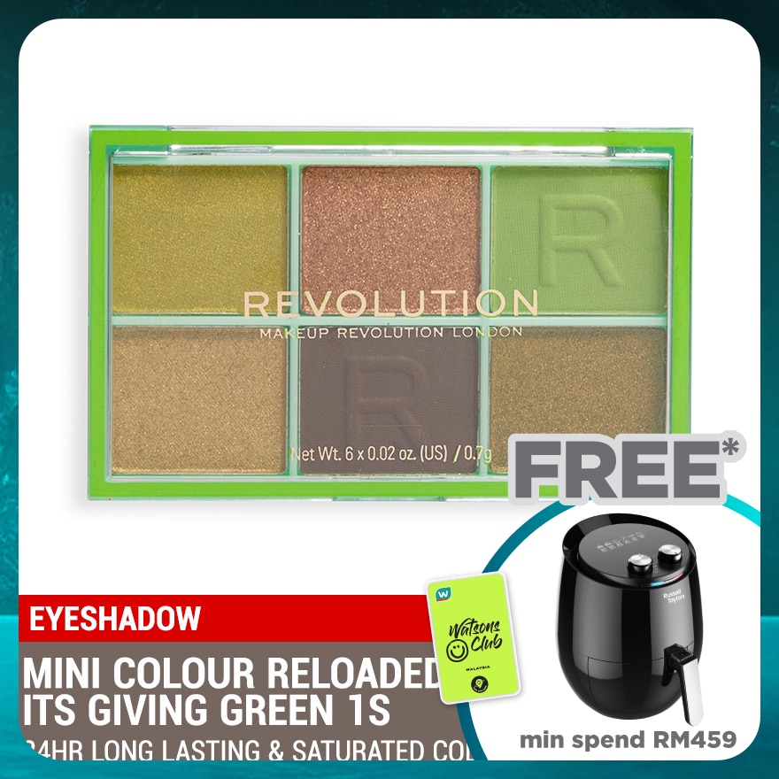 REVOLUTION Mini Colour Reloaded Palette Its Giving Green