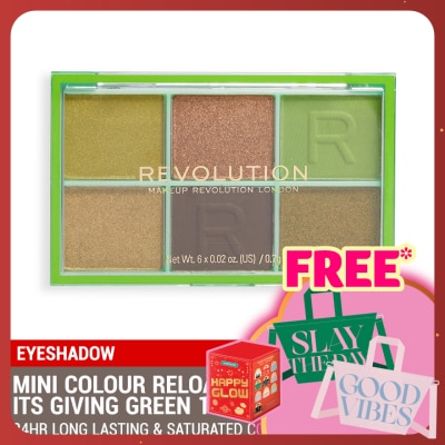 REVOLUTION Mini Colour Reloaded Palette Its Giving Green
