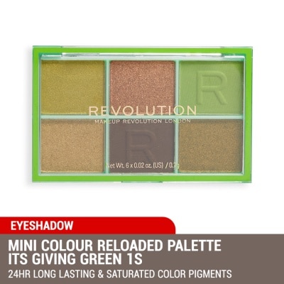 REVOLUTION Mini Colour Reloaded Palette Its Giving Green