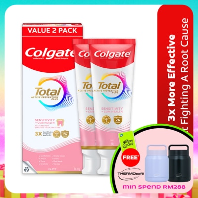 COLGATE - Colgate Total Sensitivity & Gum Health Toothpaste 2x150g