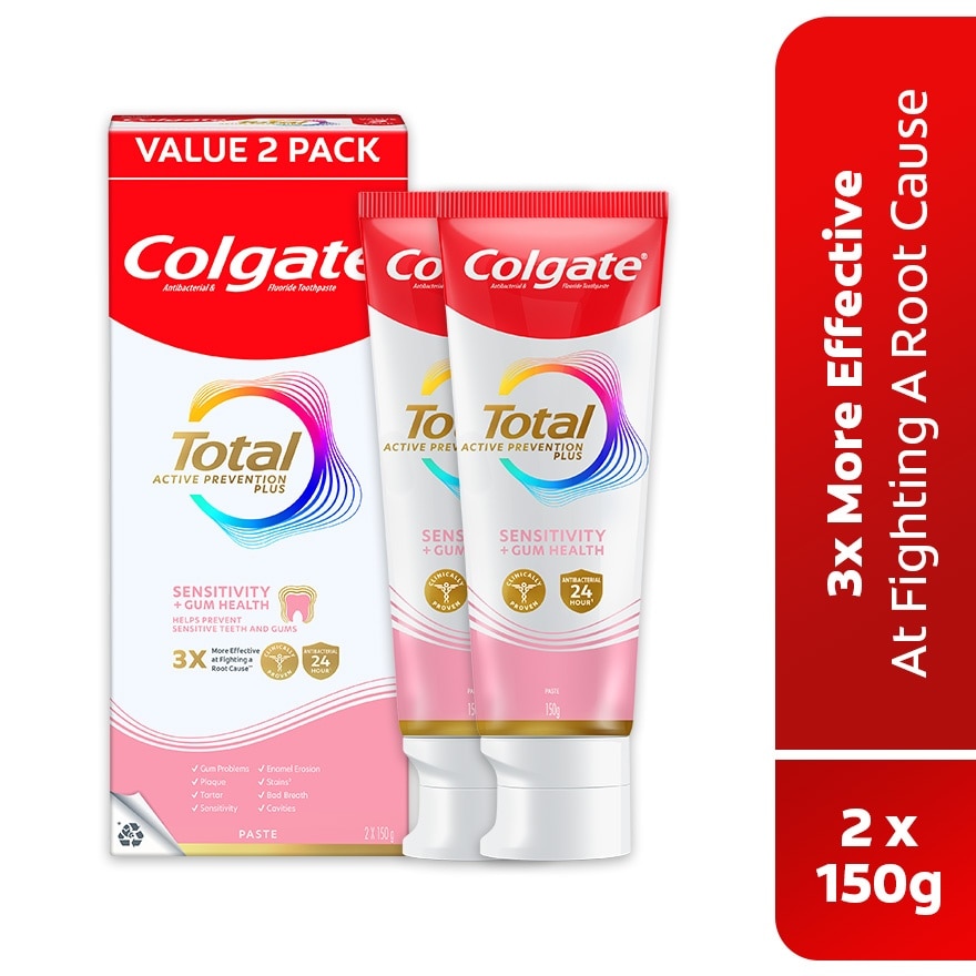 Colgate Total Sensitivity & Gum Health Toothpaste 2x150g