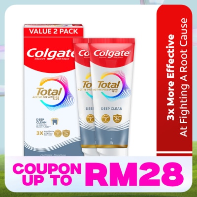 COLGATE Colgate Total Deep Clean Toothpaste 2x150g