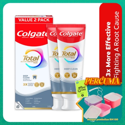 COLGATE - Colgate Total Deep Clean Toothpaste 2x150g
