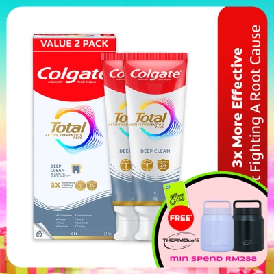 COLGATE - Colgate Total Deep Clean Toothpaste 2x150g
