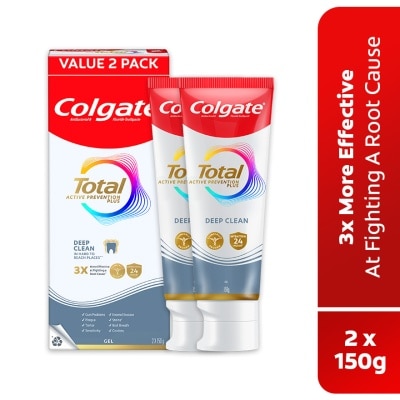 COLGATE Colgate Total Deep Clean Toothpaste 2x150g