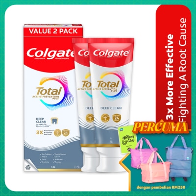 COLGATE - Colgate Total Deep Clean Toothpaste 2x150g