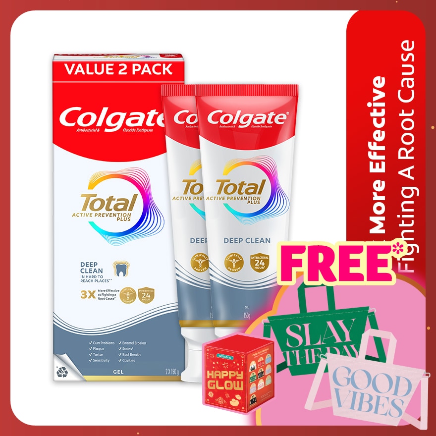 Colgate Total Deep Clean Toothpaste 2x150g