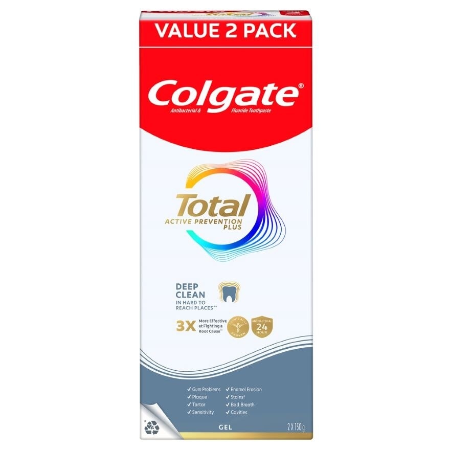 Colgate Total Deep Clean Toothpaste 2x150g