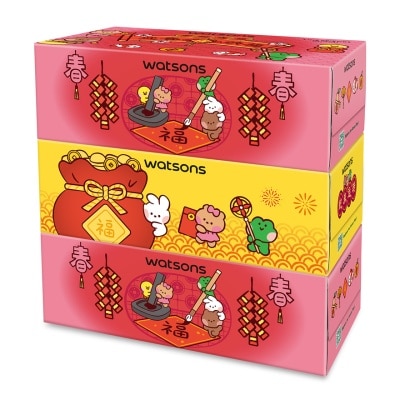 WATSONS Line Friends Minini CNY 2025 Box Tissues 3Plyx100Sheetsx3