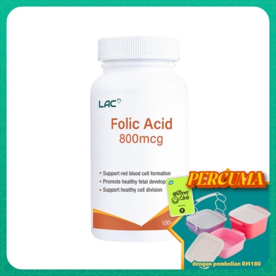 LAC - Folic Acid 800mcg 100s