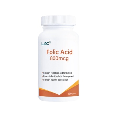 LAC Folic Acid 800mcg 100s