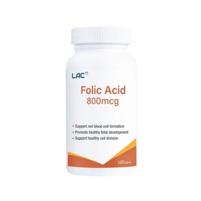 LAC - Folic Acid 800mcg 100s image