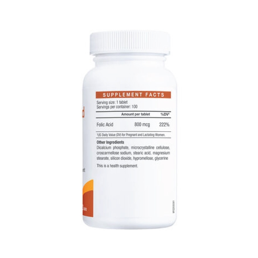 Folic Acid 800mcg 100s