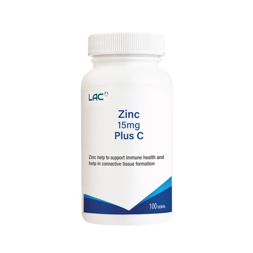 Zinc 15mg Plus C 100s