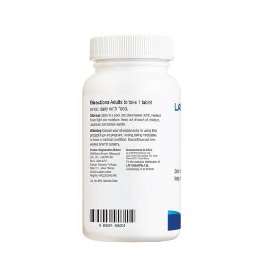 Zinc 15mg Plus C 100s image