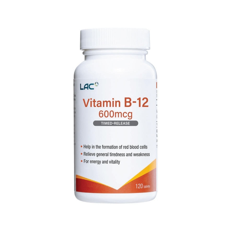 Vitamin B-12 600mcg 120s