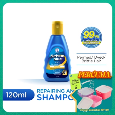 SELSUN BLUE - PRO Repairing Anti-Dandruff Shampoo 120ml