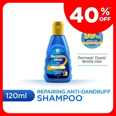 SELSUN BLUE PRO Repairing Anti-Dandruff Shampoo 120ml