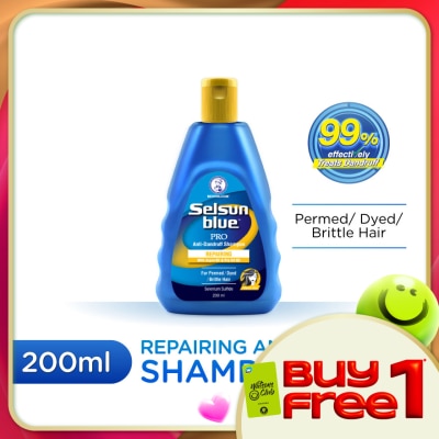 SELSUN BLUE - PRO Repairing Anti-Dandruff Shampoo 200ml