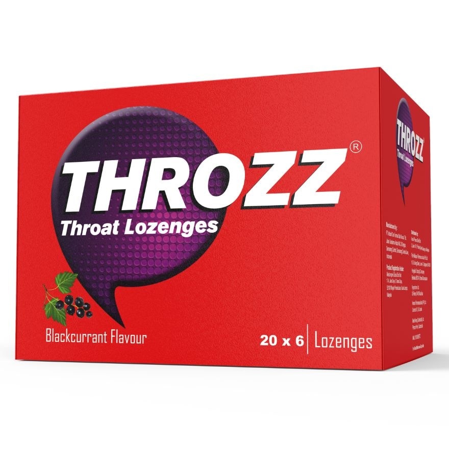 Throat Lozenges Black Current Flavour 6's