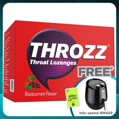 THROZZ Throat Lozenges Black Current Flavour 6's