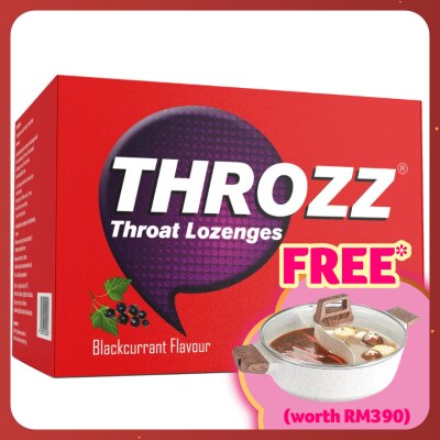 THROZZ Throat Lozenges Black Current Flavour 6's