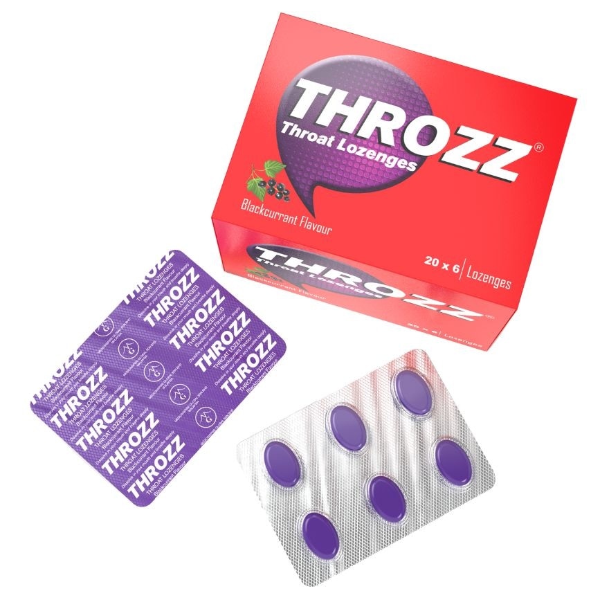 Throat Lozenges Black Current Flavour 6's