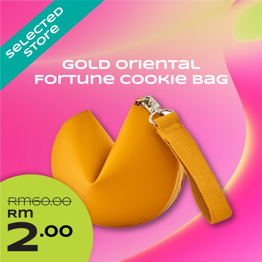 RM2 Deals For Oriental Fortune Cookie Bag Gold