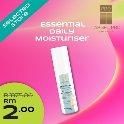 W REWARDS RM2 Deals For Target Pro By Watsons Essential Daily Moisturiser