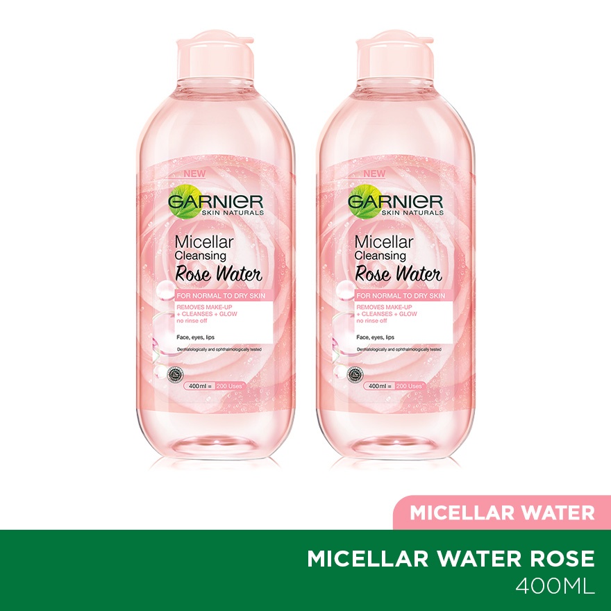Micellar Water Rose 400ml Twin Pack