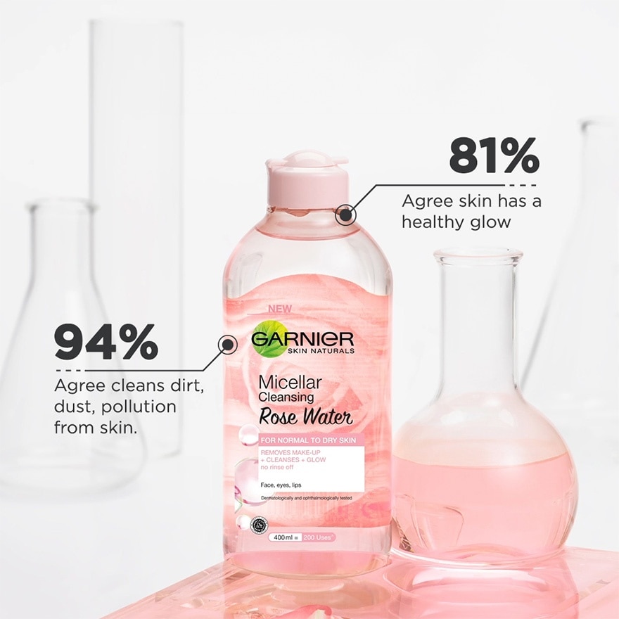 Micellar Water Rose 400ml Twin Pack