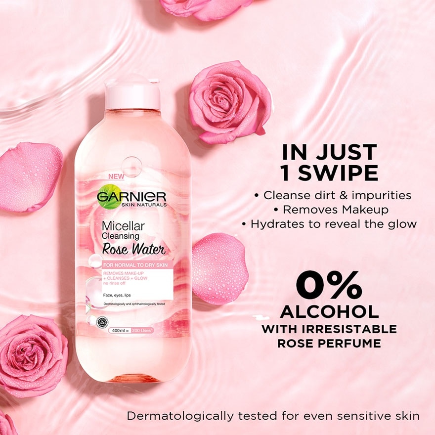 Micellar Water Rose 400ml Twin Pack