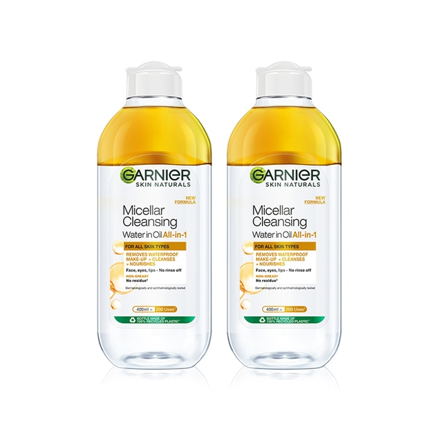 Micellar Oil-Infused Cleansing Water 400ml Twin Pack