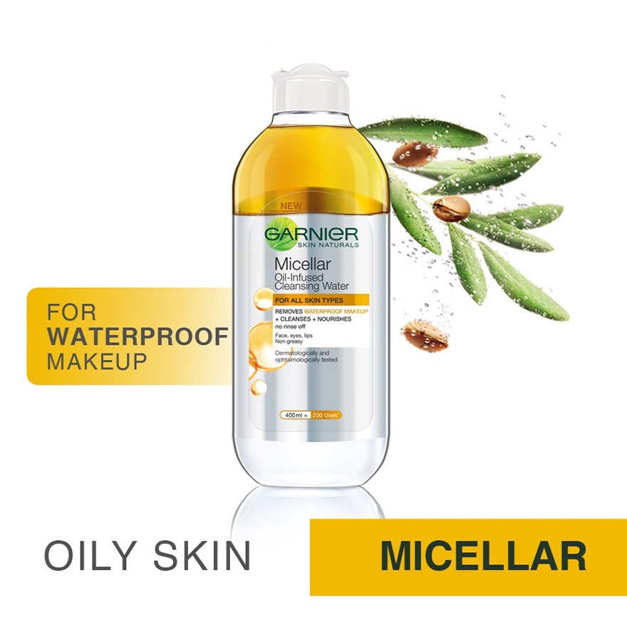 Micellar Oil-Infused Cleansing Water 400ml Twin Pack image