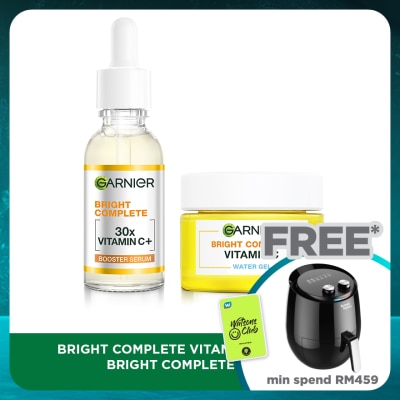 GARNIER Bright Complete Vitamin C Serum 30ml & Water Gel 50ml Set