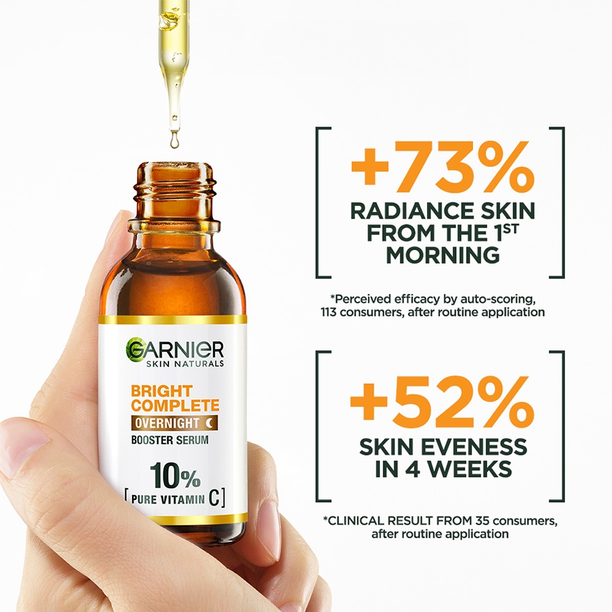 Bright Complete Overnight Serum 30ml & Micellar Oil-Infused Cleaning Water 400ml Set image