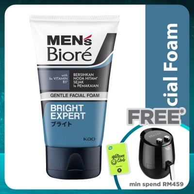 MEN'S BIORE Men's Facial Foam Non Scrub Bright Expert 100g