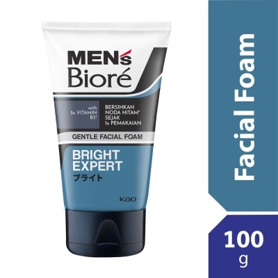 MEN'S BIORE Men's Facial Foam Non Scrub Bright Expert 100g
