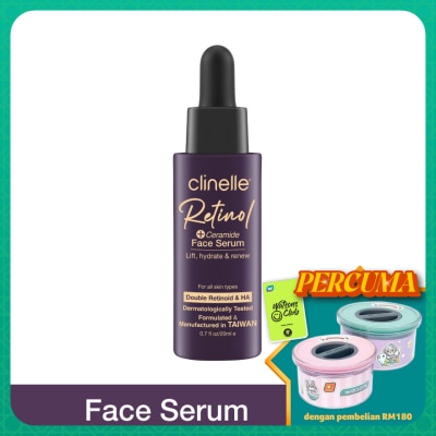 CLINELLE Retinol + Ceramide Face Serum 20ml
