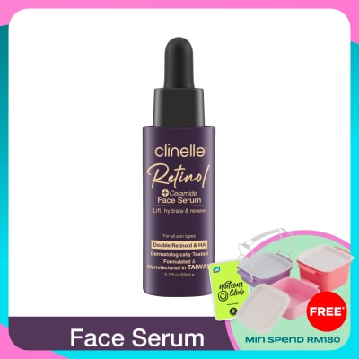 CLINELLE Retinol + Ceramide Face Serum 20ml