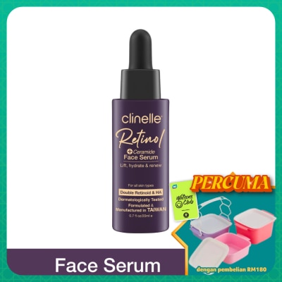 CLINELLE - Retinol + Ceramide Face Serum 20ml