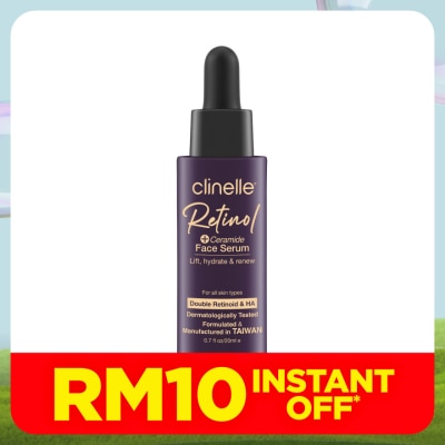 CLINELLE Retinol + Ceramide Face Serum 20ml