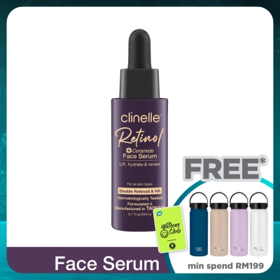 CLINELLE Retinol + Ceramide Face Serum 20ml