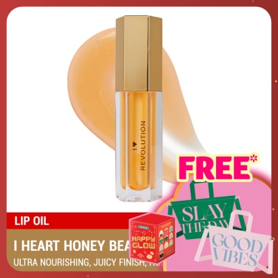 REVOLUTION I Heart Revolution Honey Bear Lip Oil - Gold